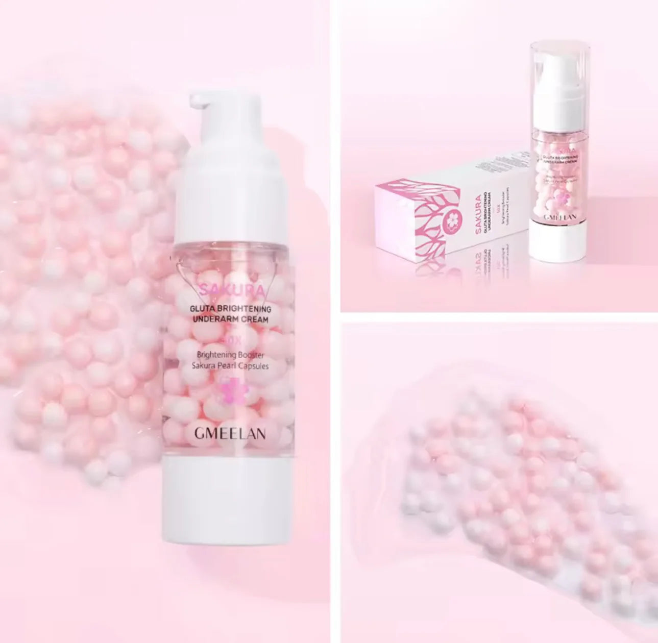 undearam whitening deodorant quick dry fresh scent best pair with Gmeelan Sakura underarm cream