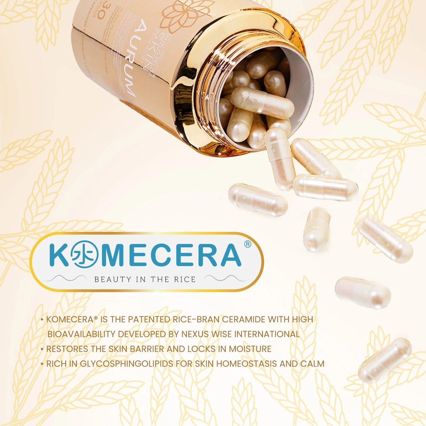 Hikari Skin Essentials - AURUM Glutathione 30 capsules