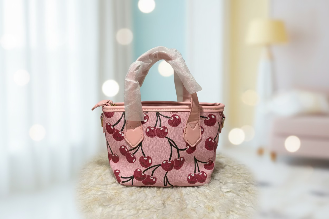 Cute Cherry Hand Bag w/ Sling