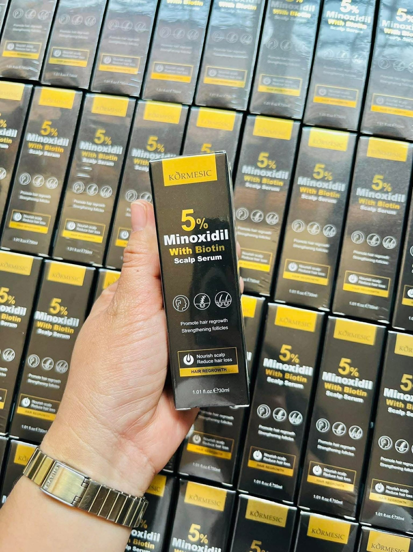 Kormesic 5% Minoxidil with Biotin