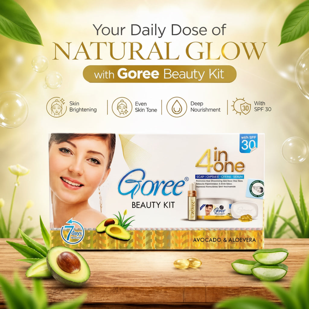 Goree Beauty Kit 4 in 1 (Avocado & Aloe Vera)