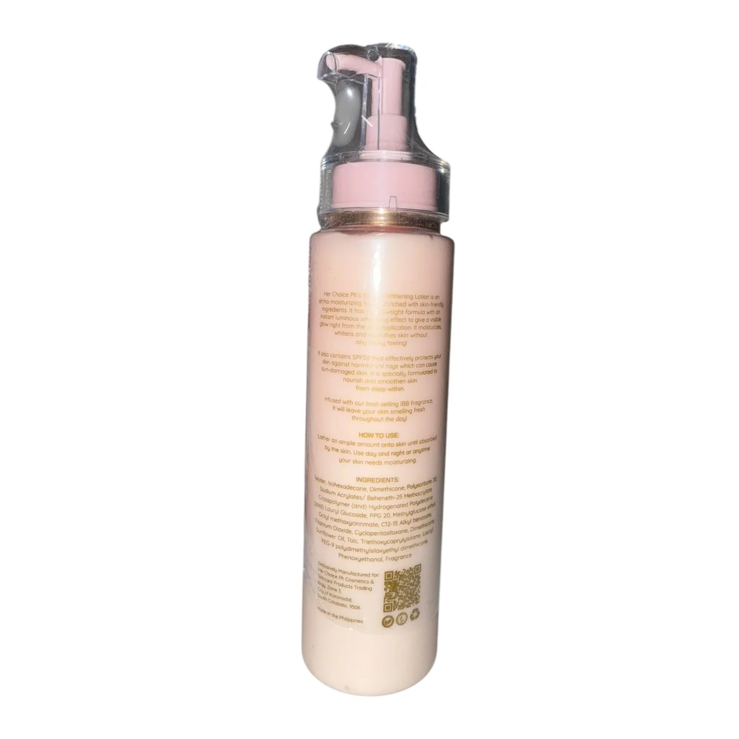 HerChoice - Instant Whitening Lotion with Sunflower Oil Extract 250 ML