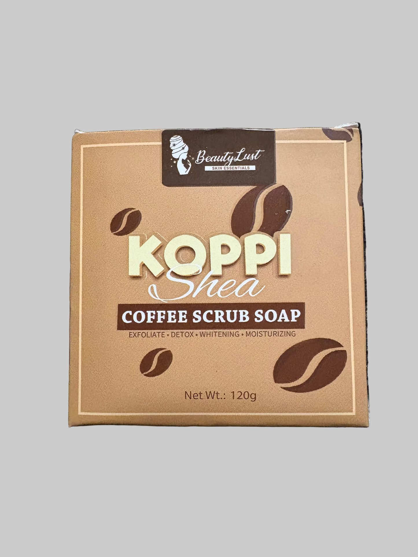 Beauty Lust Skin Essentials Koppi Shea Coffee Scrub Soap 120g