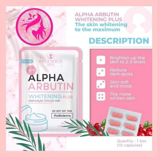 Precious Skin Alpha Arbutin 3+ Collagen Whitening Capsule