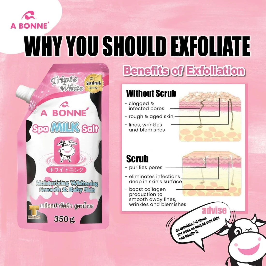 A bonne Spa MILK Salt 350g