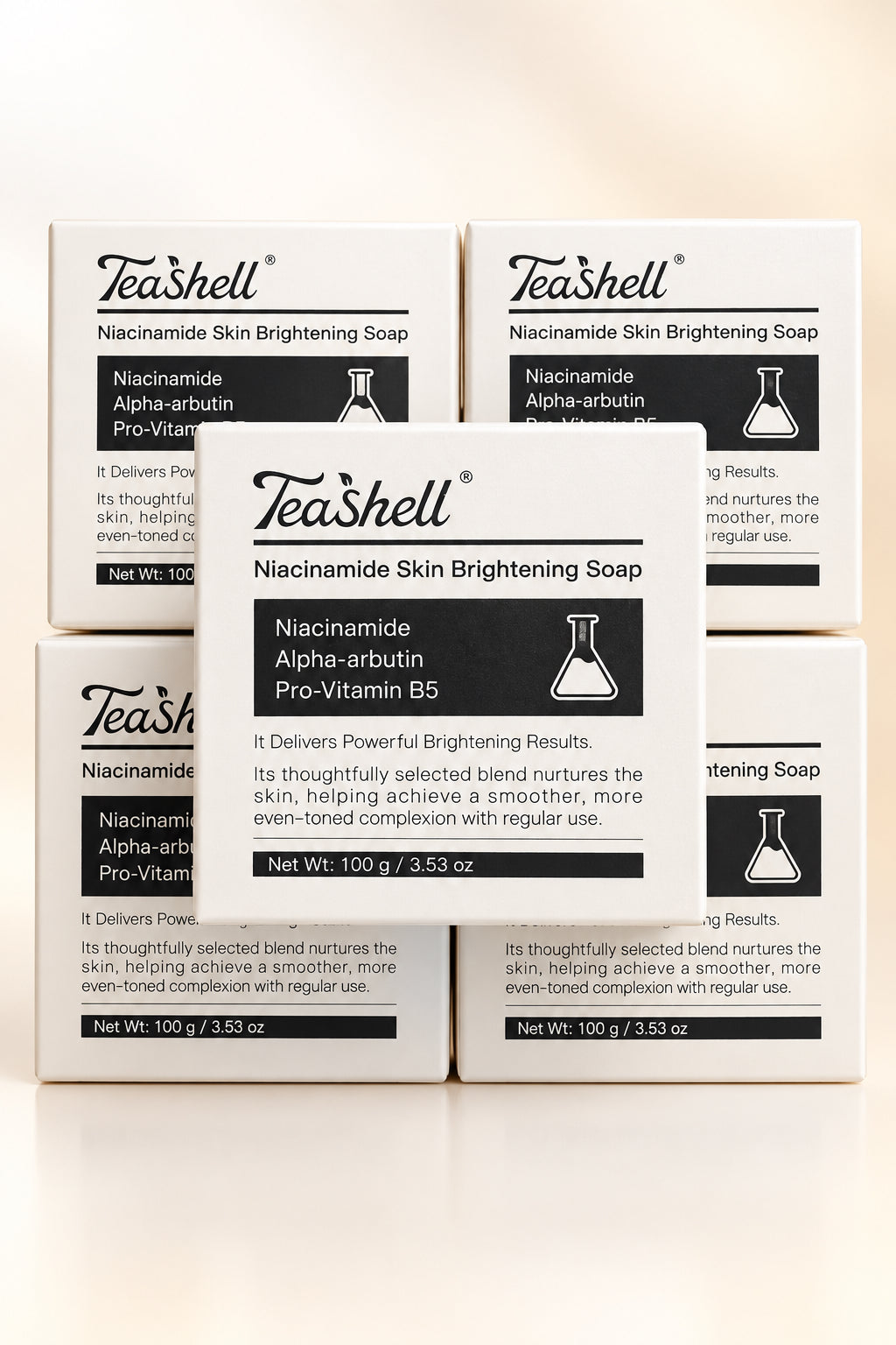 Teashell Niacinamide Skin Brightening Soap 100g