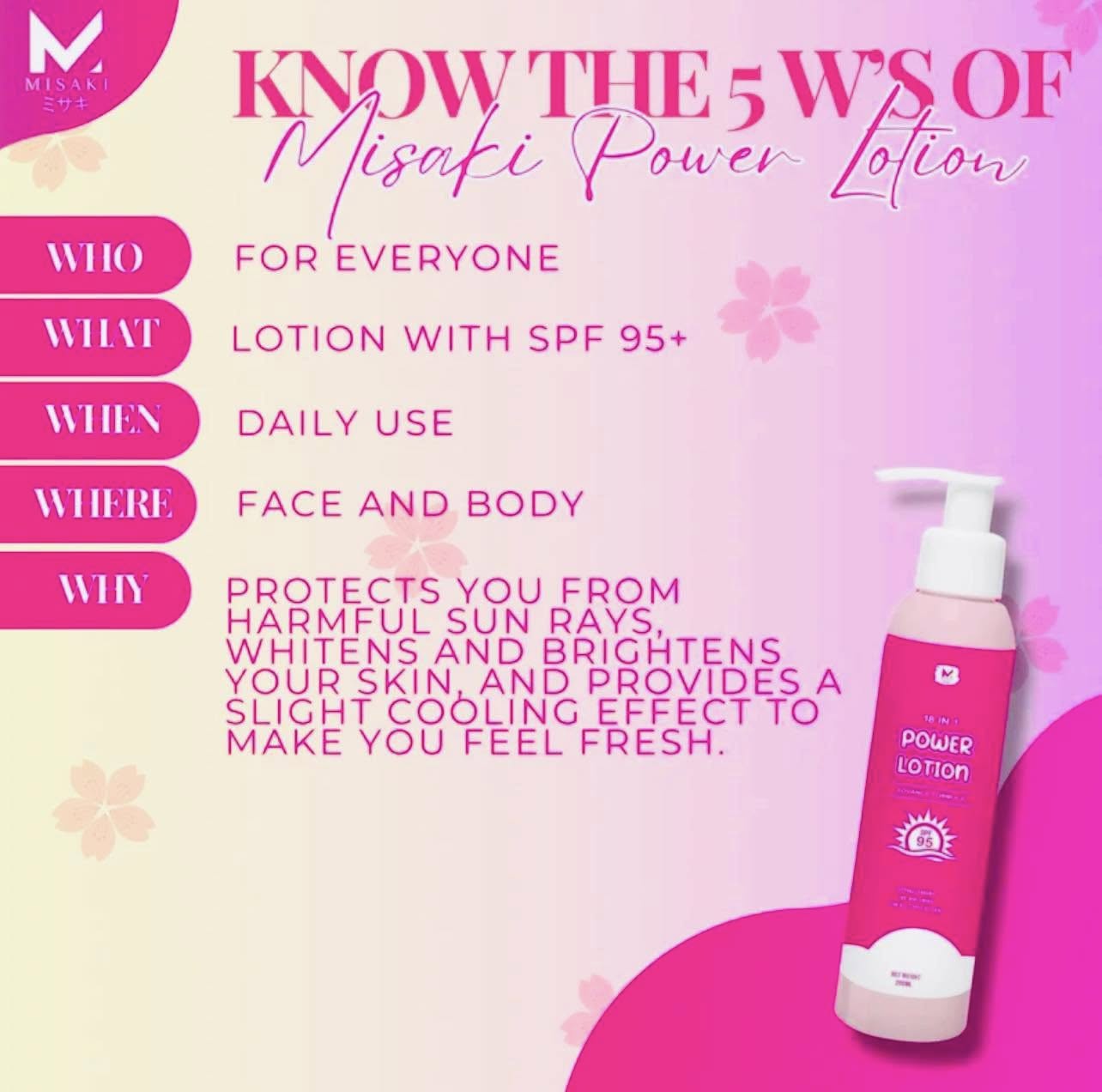 Misaki 10 in 1  Power Lotion