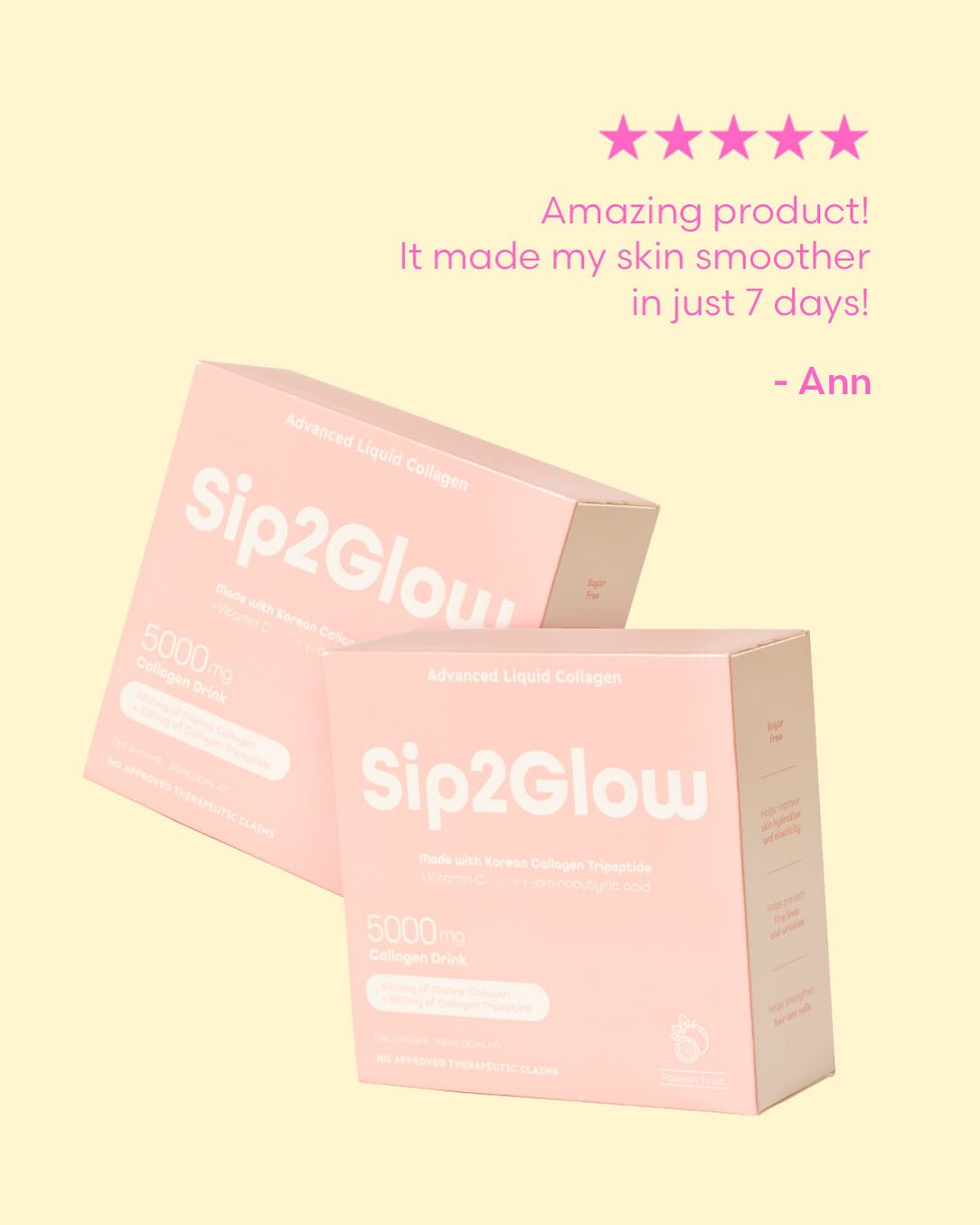 Sip2glow 5000g Collagen Drink