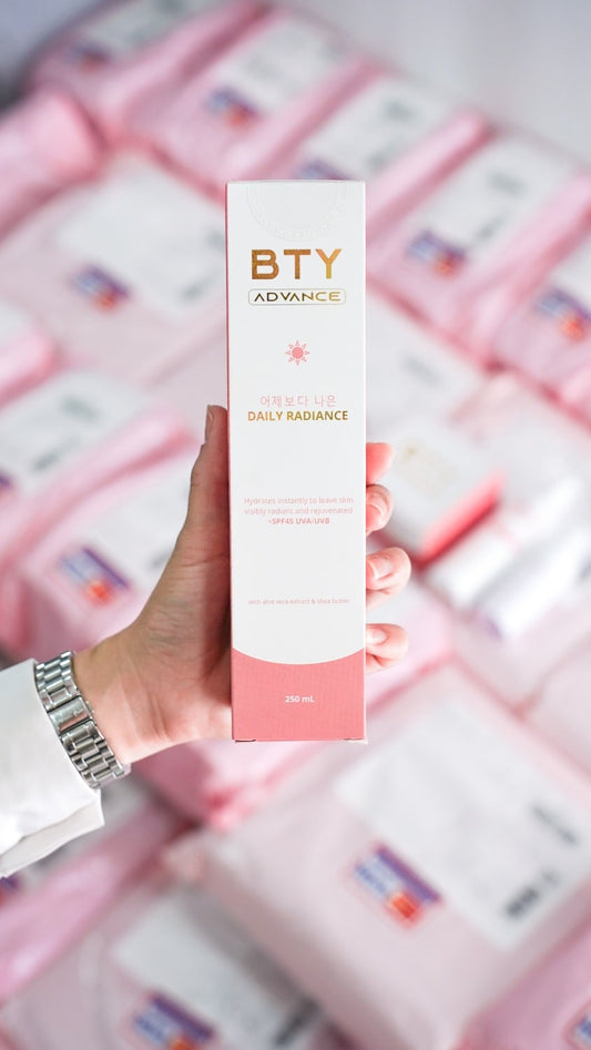 BTY Advance Daily Radiance - hydrates instantly to leave skin visibly radiant and rejuvenated