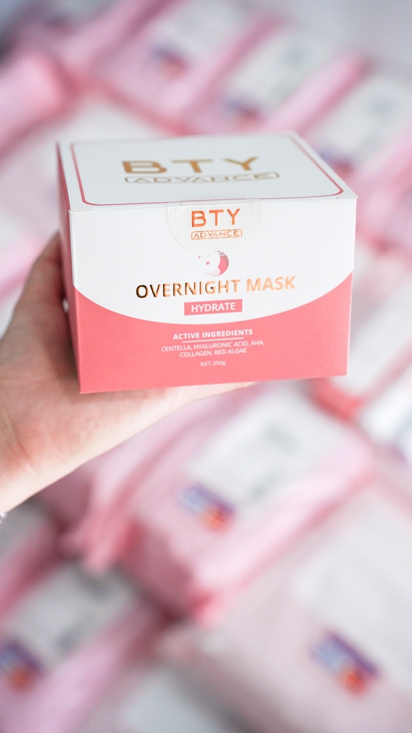 BTY Advance overnight Mask 250g Hydrating Whitening All Skin