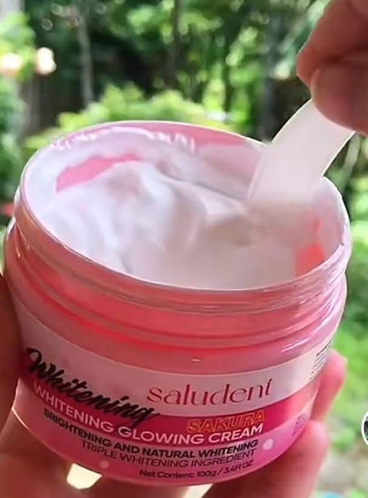 Saludent Whitening Sakura Cream with SPF50 PA+++