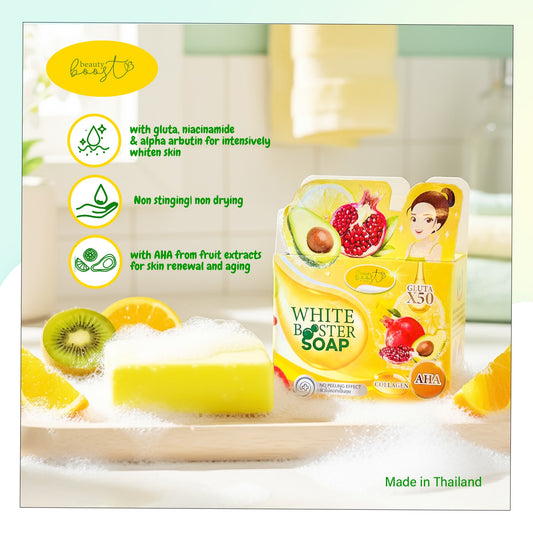 Beauty Boost White Booster Soap  Gluta x50