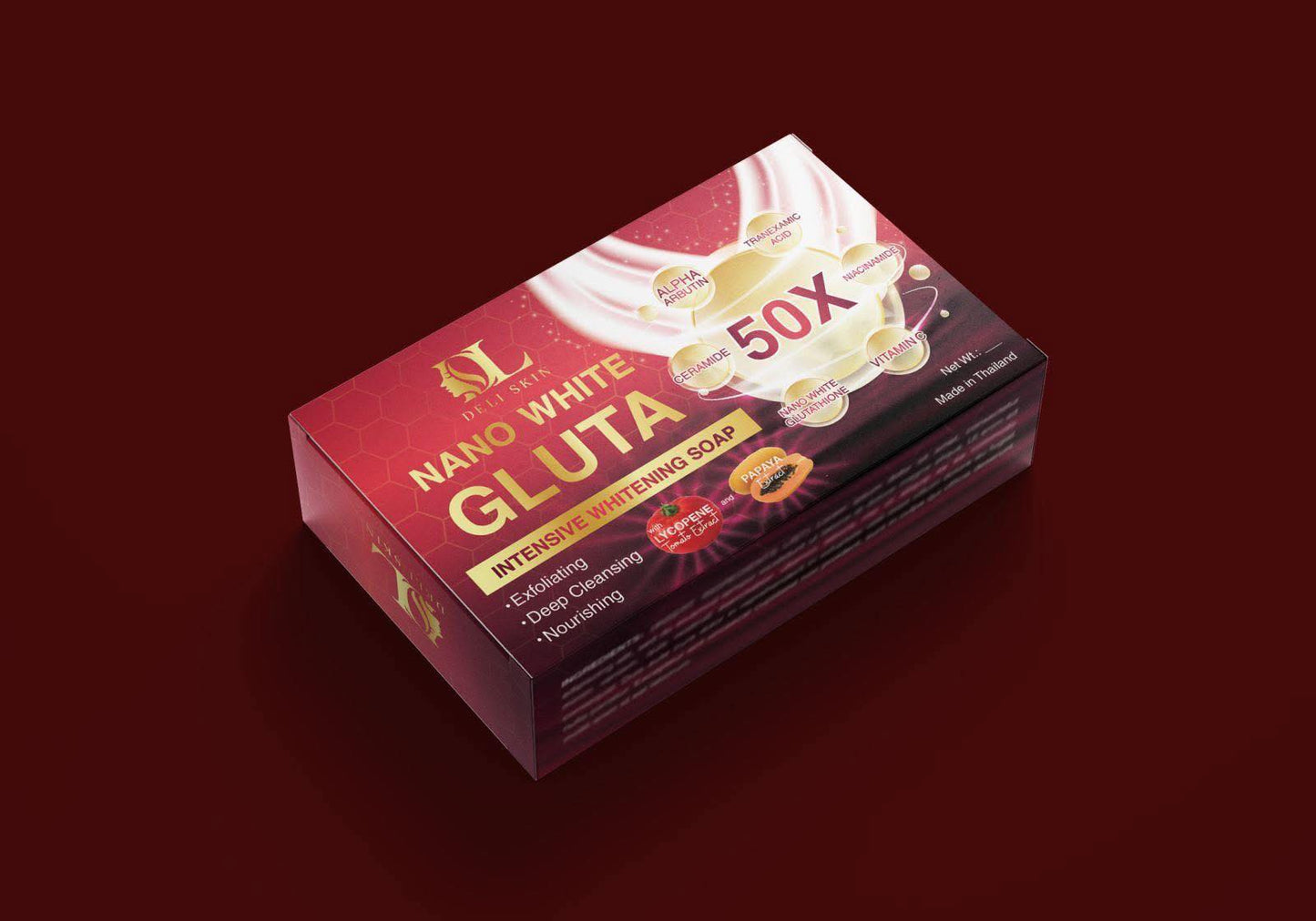 Deli Skin Nano White Gluta 50x Intensive Whitening Soap