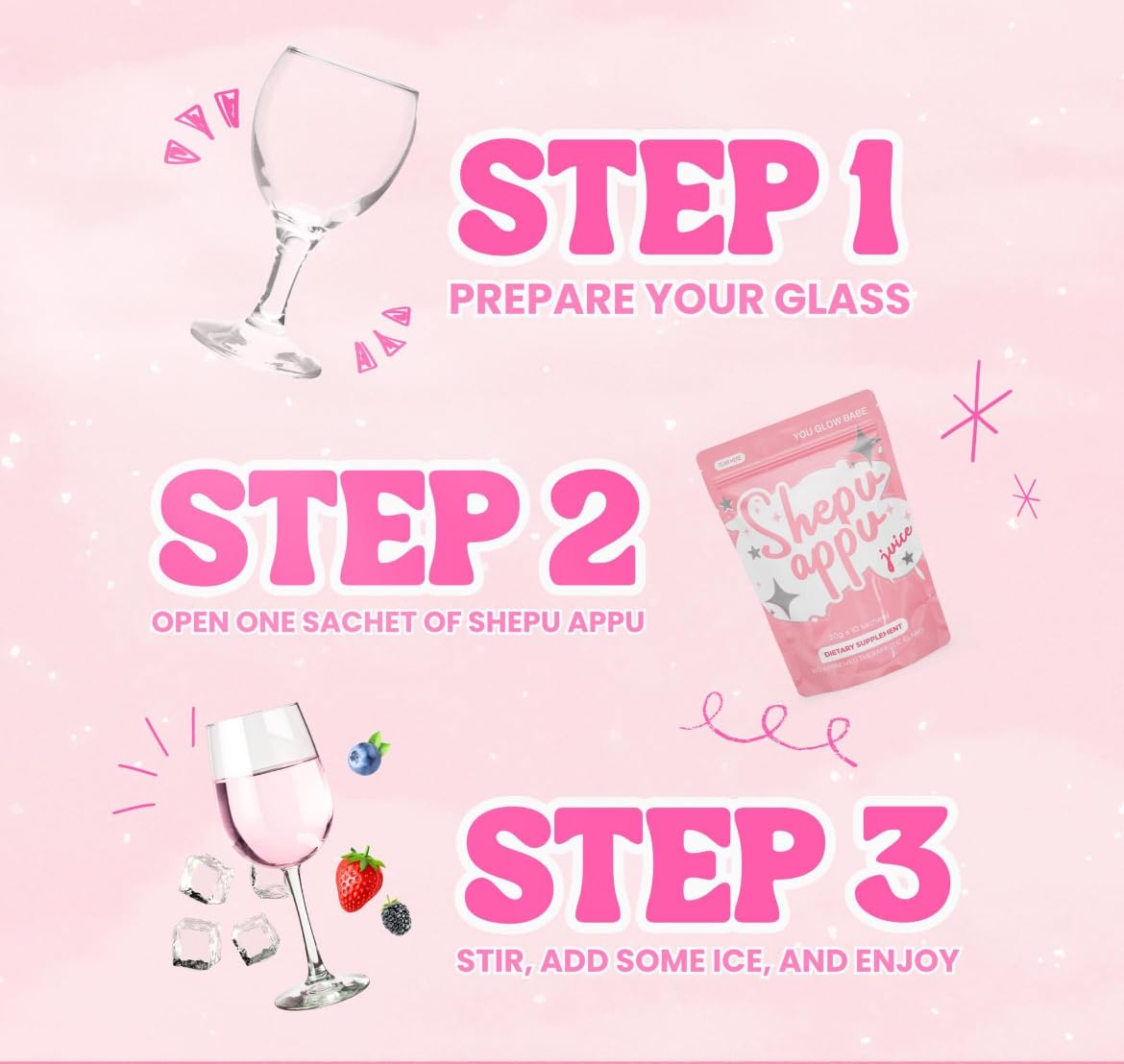 You Glow Babe Shepu Appu Shape Up Juice Drinks 150g