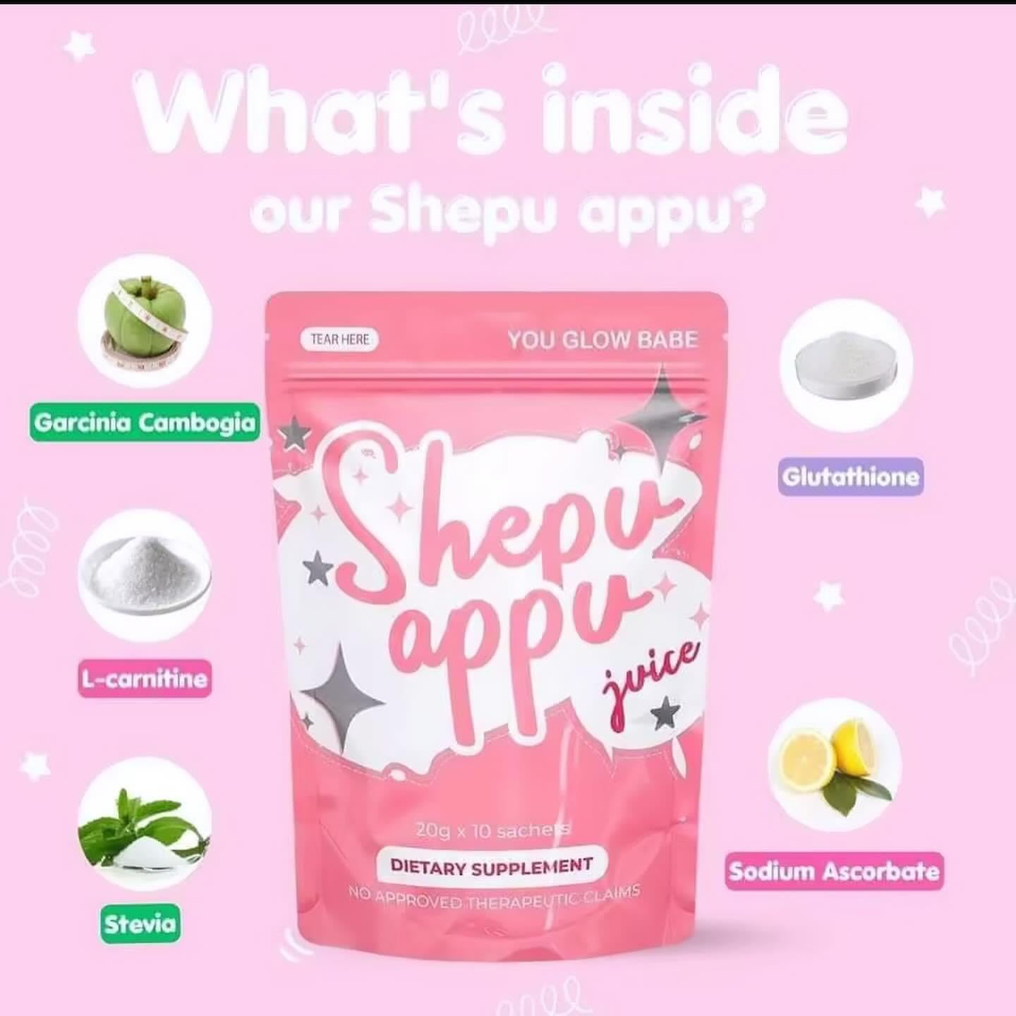 You Glow Babe Shepu Appu Shape Up Juice Drinks 150g