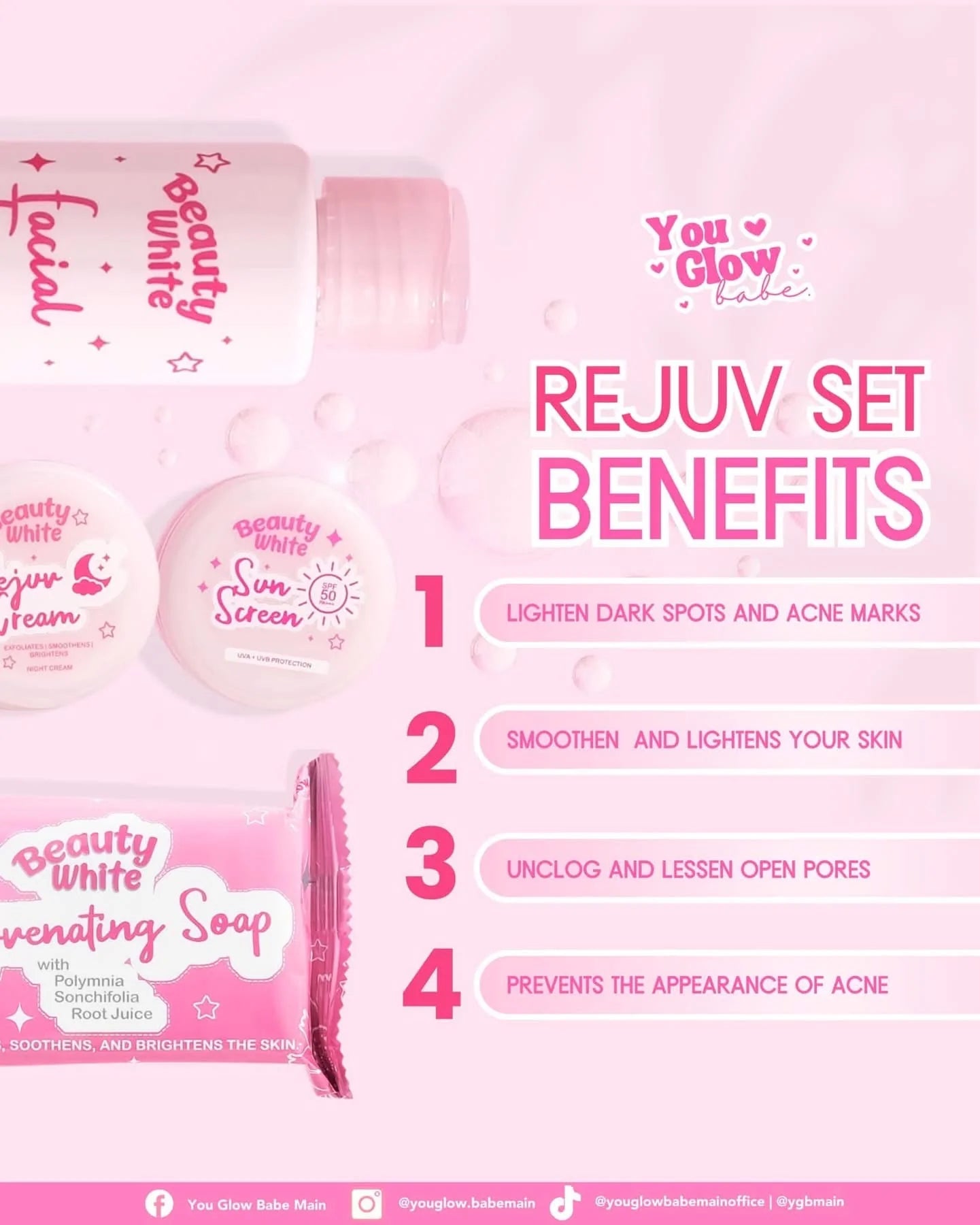 You Glow Babe - Beauty White REJUV SET