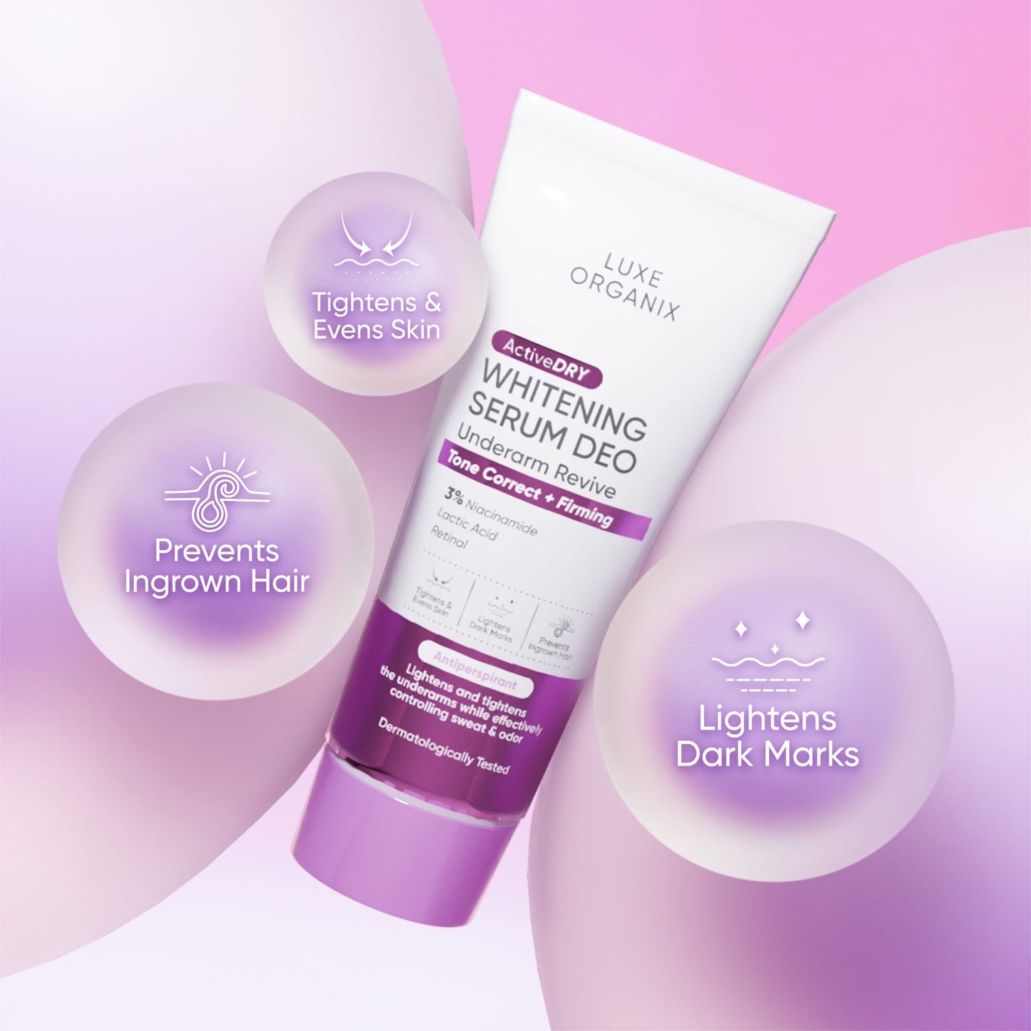 Luxe Organix Whitening Serum Deo (Tone Correct + Firming)