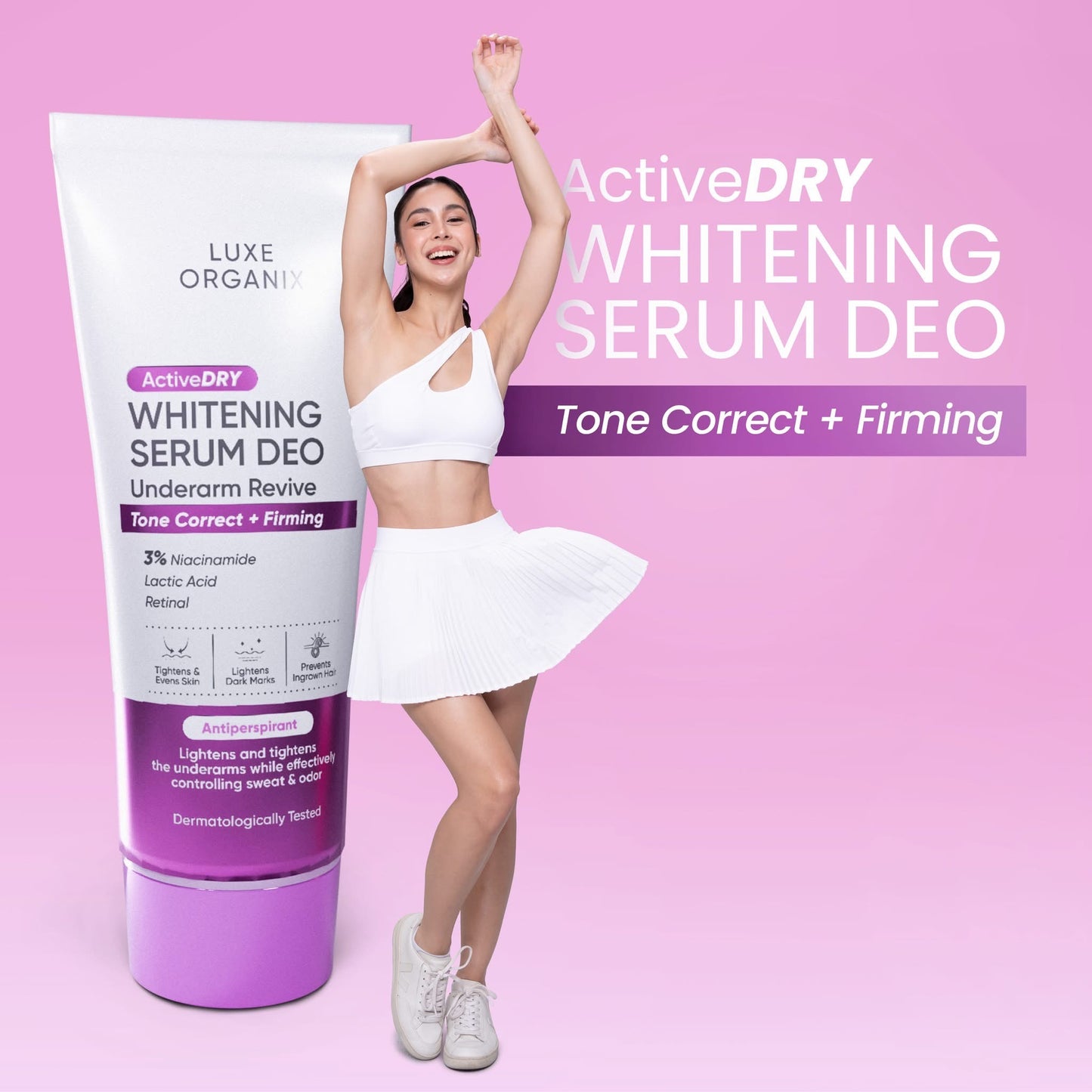 Luxe Organix Whitening Serum Deo (Tone Correct + Firming)