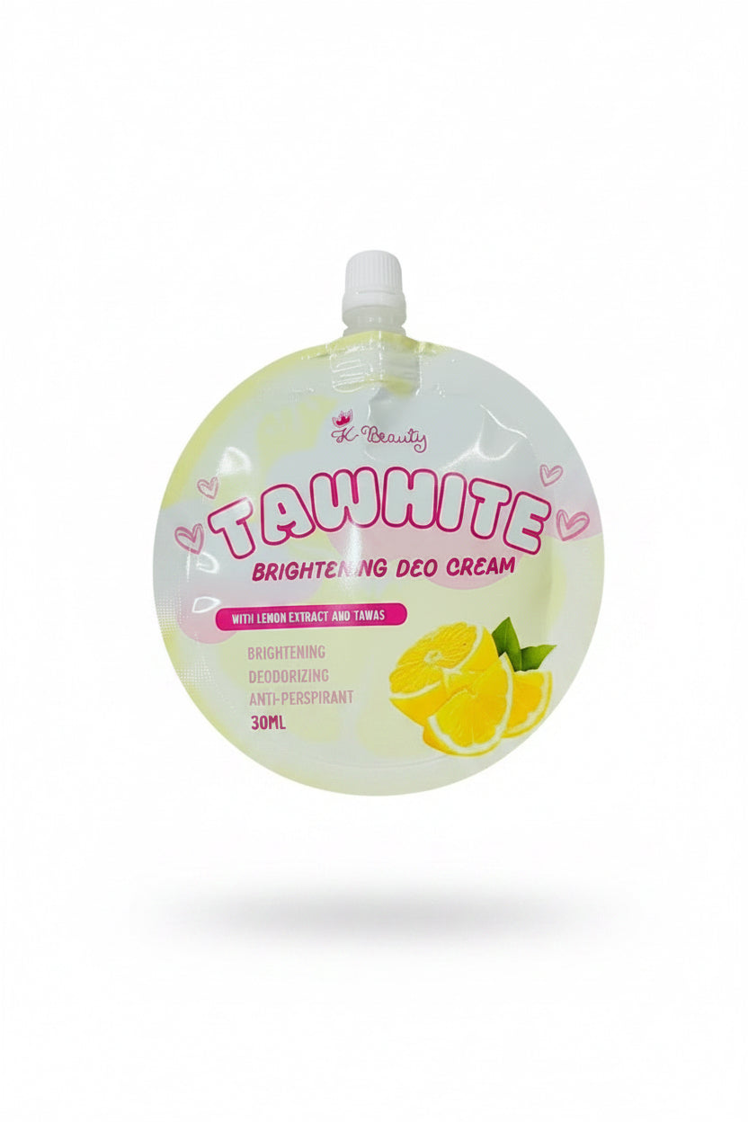 K-Beauty Tawhite Brightening Deo Cream w/ Lemon Extract & Tawas 30ml