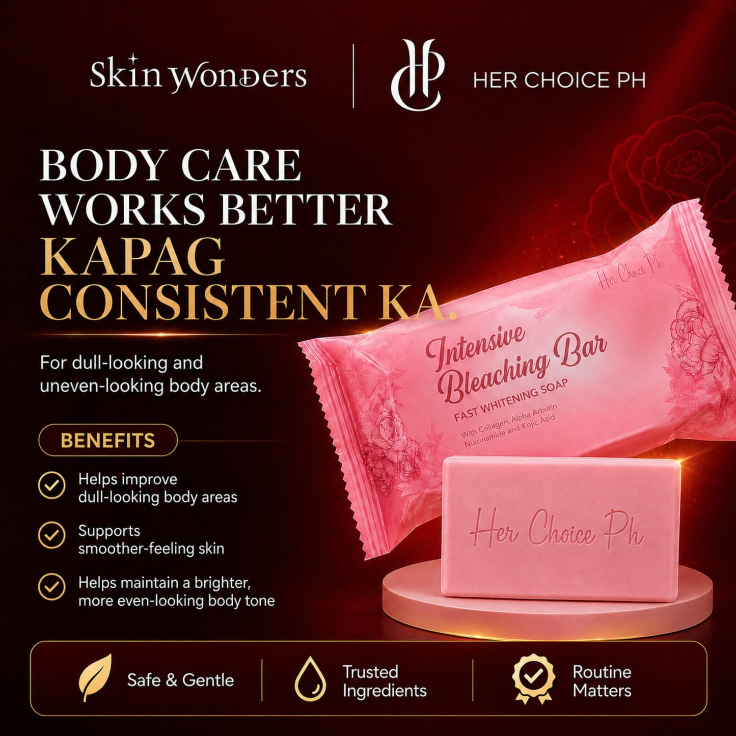 HerChoicePH - Intensive Bleaching Bar - Fast Whitening Soap