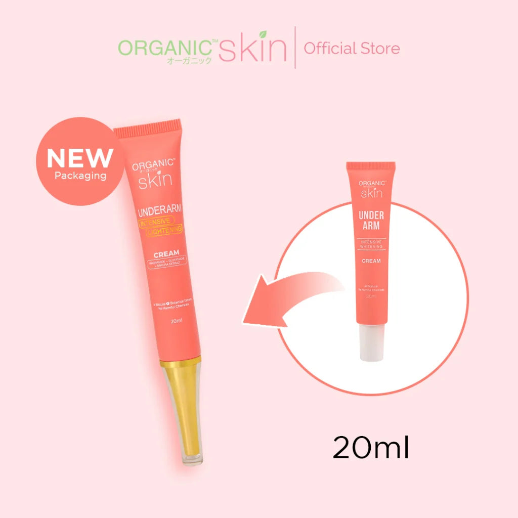 Organic Skin - Intensive Whitening Underarm Cream Under Arm Lightening 20 ml