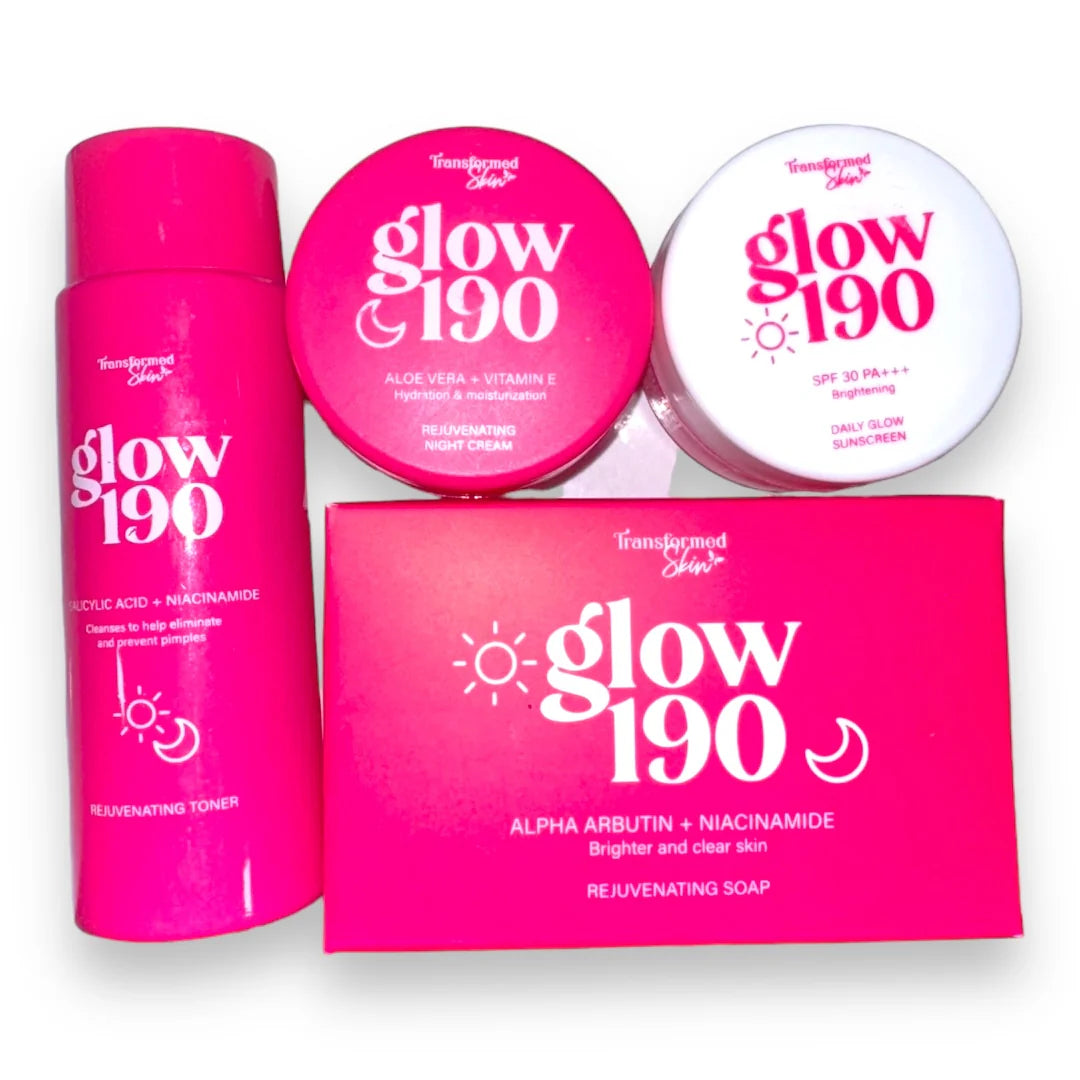 Transformed Skin - GLOW 190 - REJUVENATING SET - ( PINK )
