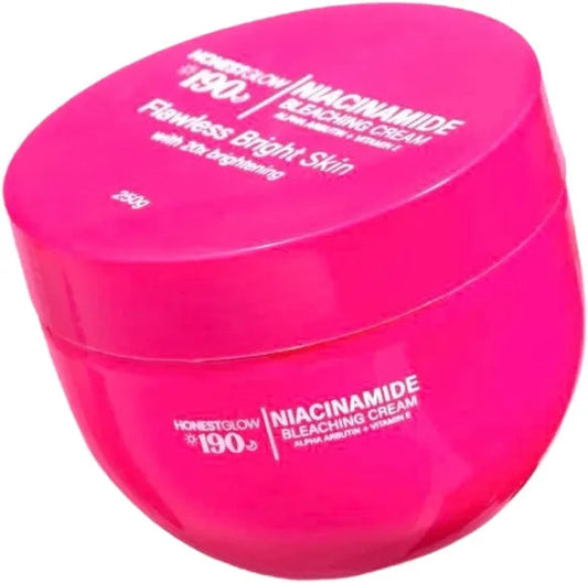 HONESTGLOW 190 NIACINAMIDE CREAM WITH ALPHA ARBUTIN & VITAMIN E -250G