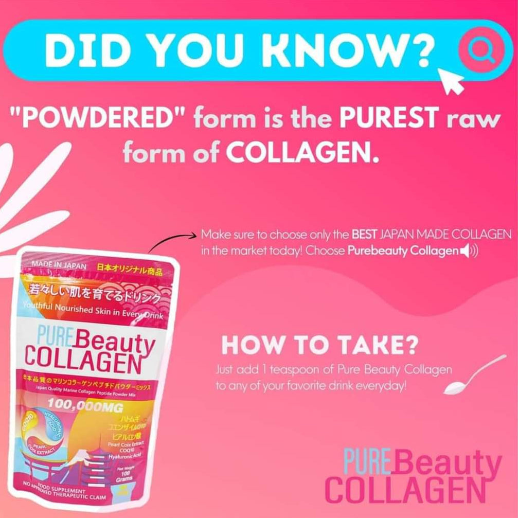 Pure Beauty Collagen | Made in Japan | 100G