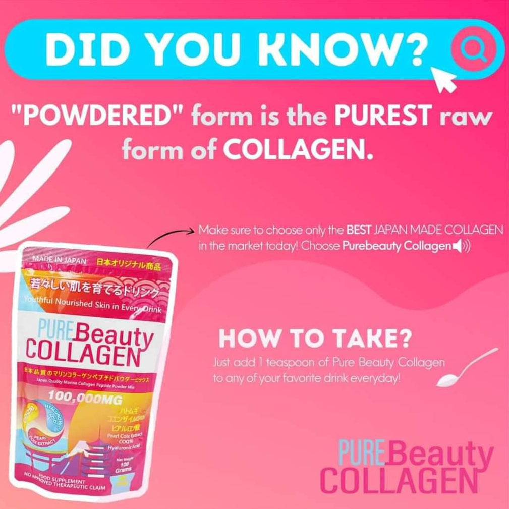 Pure Beauty Collagen | Made in Japan | 100G
