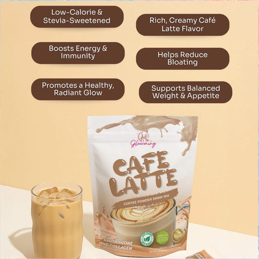 Cris Cosmetics Glowming Detox Cafe Latte with Glutathione and Collagen