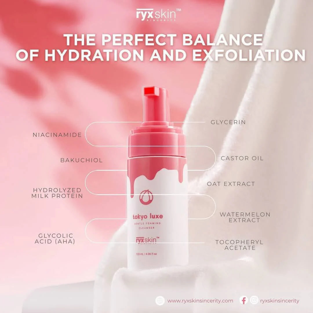 Ryx Skin - Tokyo luxe Foaming cleanser