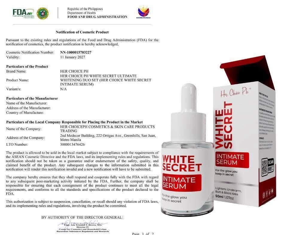 Herchoice White Secret Serum