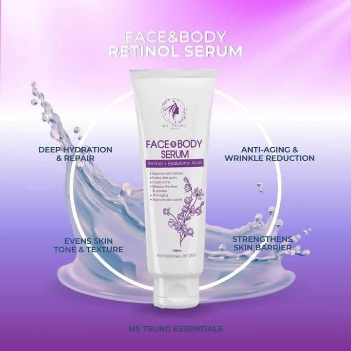 Ms. Tsung - Face and Body Serum - Retinol Hyaluronic Acid 100 ml