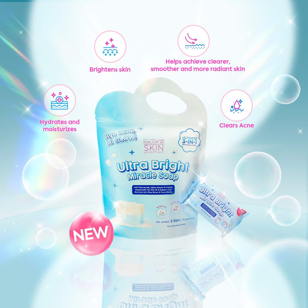 Hikari Ultra Bright Miracle Soap 5 bars