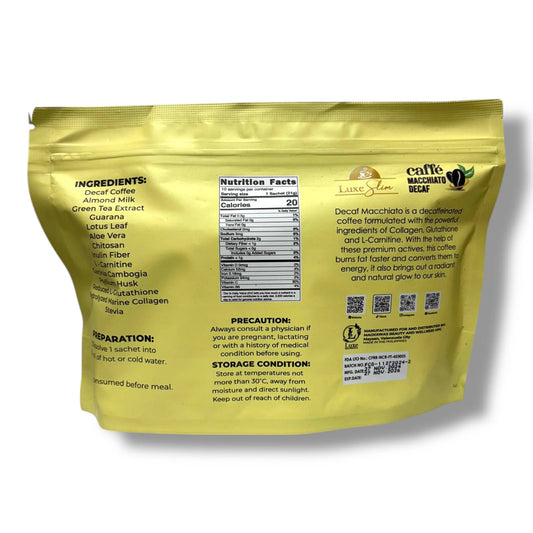 Luxe Slim - Caffe Macchiato “DECAF” 8 x 21g