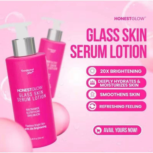 Honest Glow - Glass Skin Serum Lotion 250 ML ( pink )