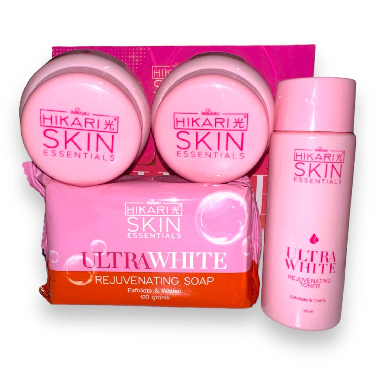 Hikari Skin Essentials - Ultra White Premium Rejuvenating Set