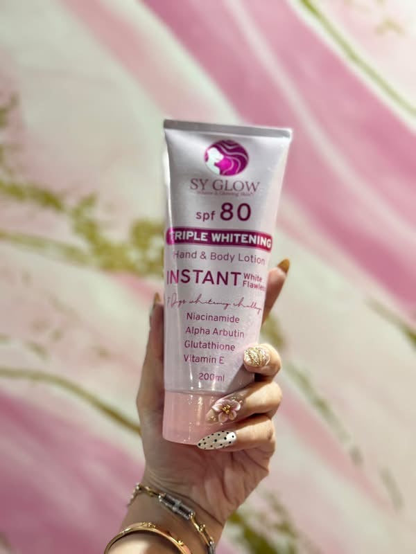 Syglow Tripple Whitening Body Lotion spf80 200ml