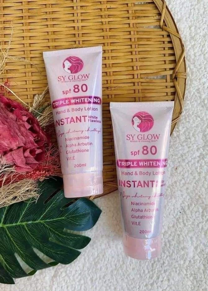 Syglow Tripple Whitening Body Lotion spf80 200ml