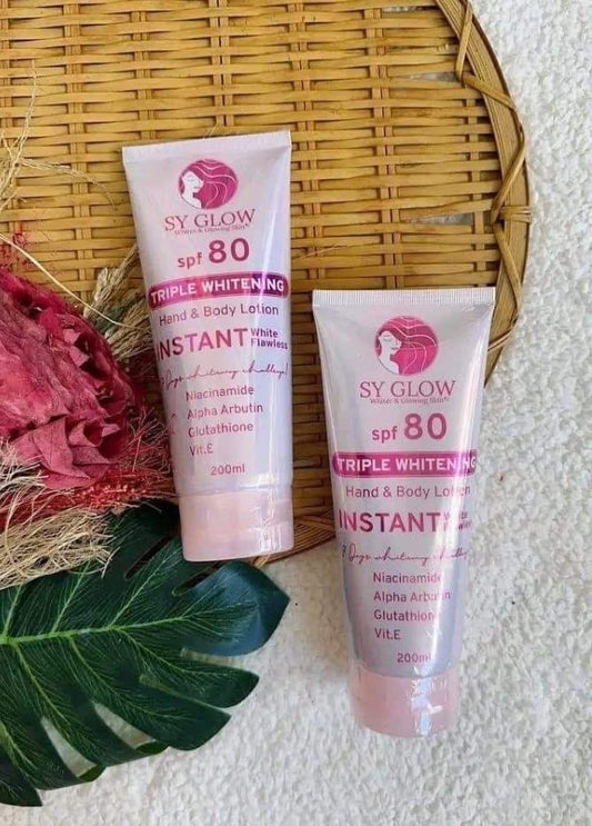 Syglow Tripple Whitening Body Lotion spf80 200ml