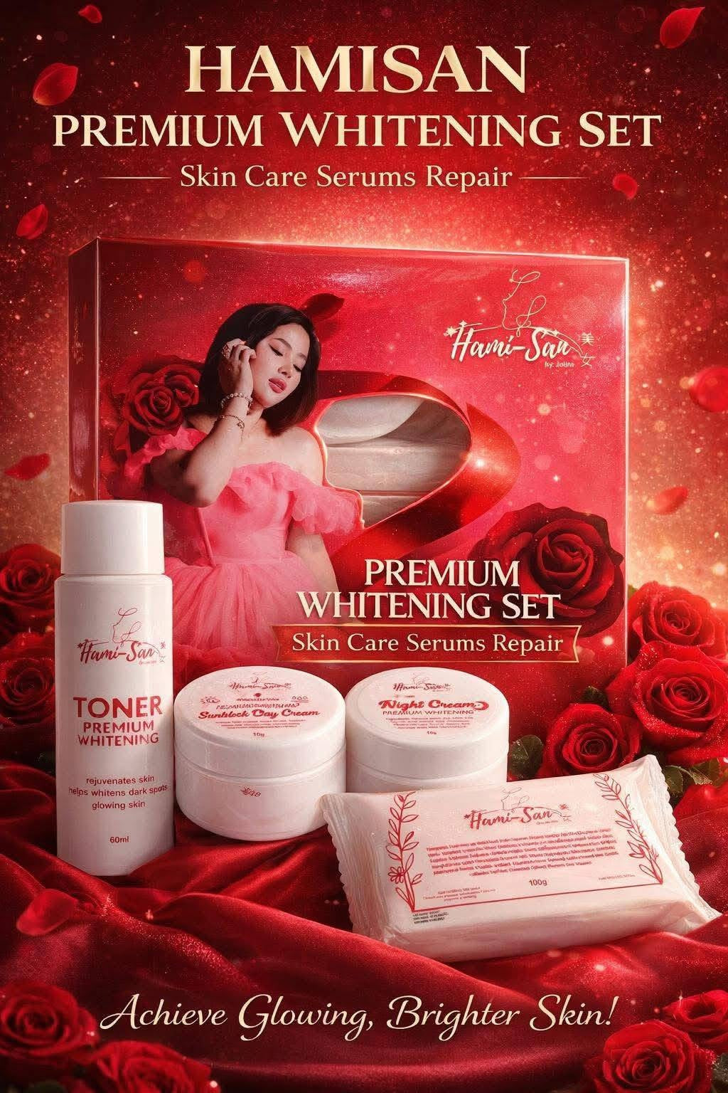 Hamisan - Premium Whitening Set - Skin Care Serums Repair