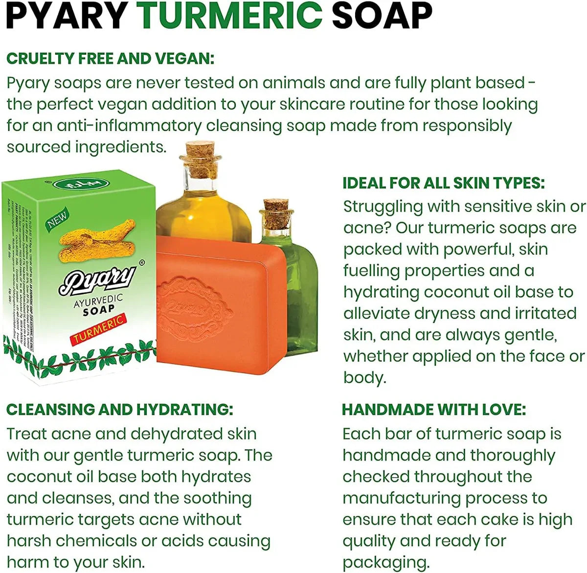Pyary Ayurvedic - Turmeric Soap 75g