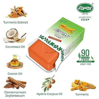 Pyary Ayurvedic - Turmeric Soap 75g