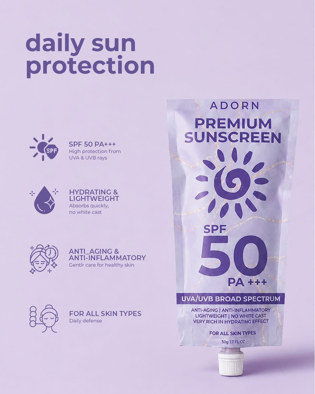 Adorn Premium Suncreen