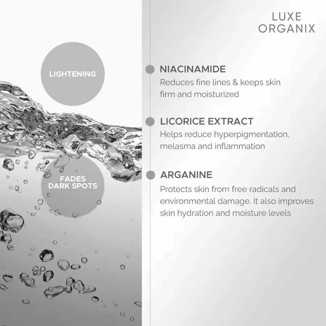 Luxe Organix - Whitening Repair Ultra Light Glow “TONER” 150ml - ( Gray Bottle )