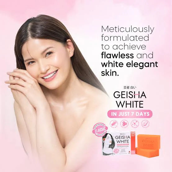 Geisha White - Scar and Blemish - Skin Brightening Bar - CLASSIC (Pink)