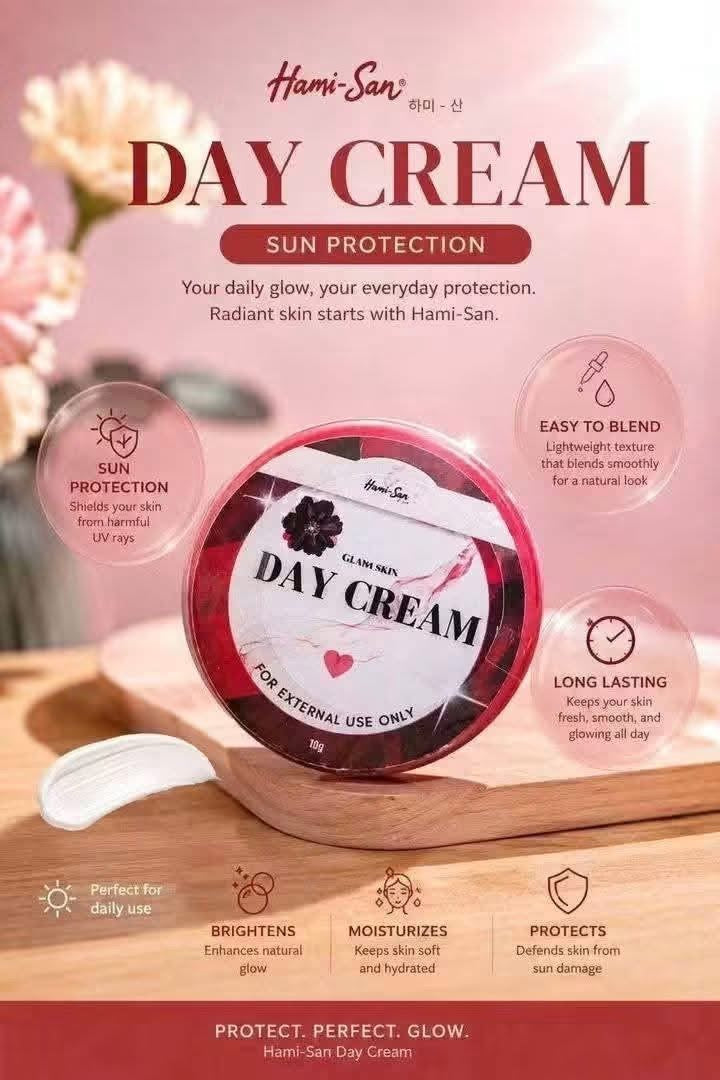 Hamisan Glass Skin Day Cream 10g