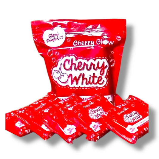 CHERRY GLOW - Cherry White Bleaching Soap 5 pcs in 1 pack