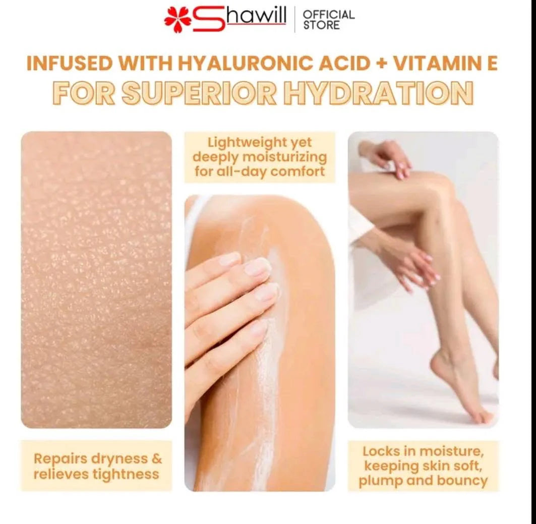 Shawill - Niacinamide Collagen Glutathione - Whitening and Firming Fragrance Body Lotion 500 ml ( Yellow )