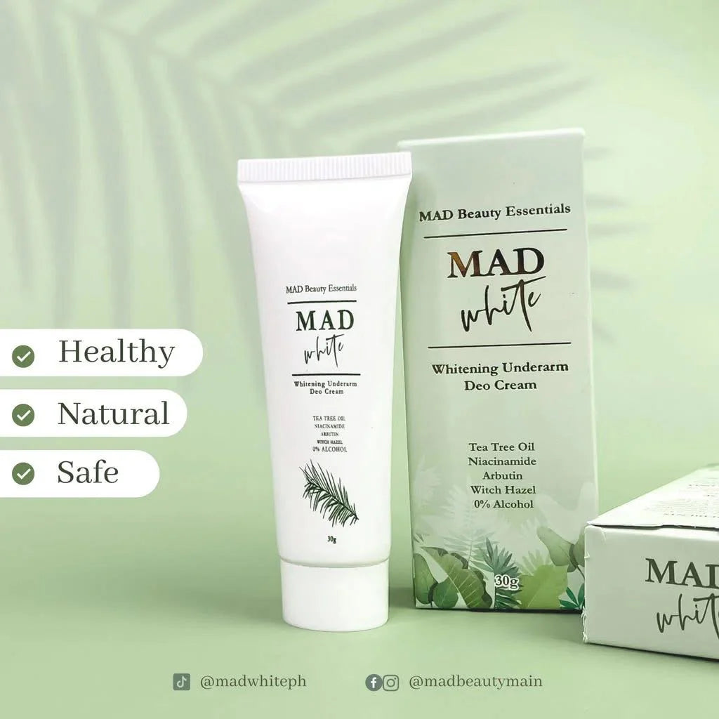MAD White Whitening Underarm Deo Cream 30g